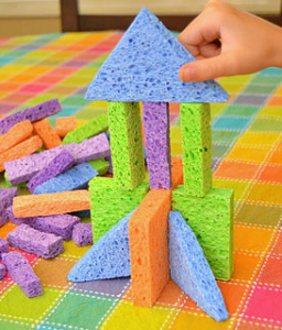 Sponge Blocks Quiet Time Activity