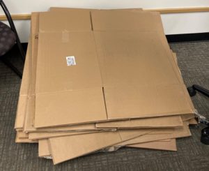 Cardboard Construction – braided STEM