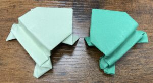 Origami Jumping Frog